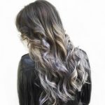 Grey Black Ombre Hair Color