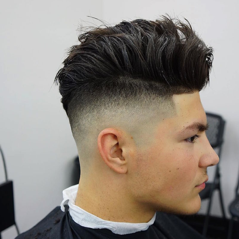 Bald Fade Thick Loose Taper fade cuts for men