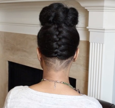 upside down french braids for black women