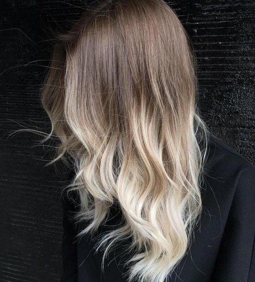 Drastic reverse Ombre Hair Color ideas