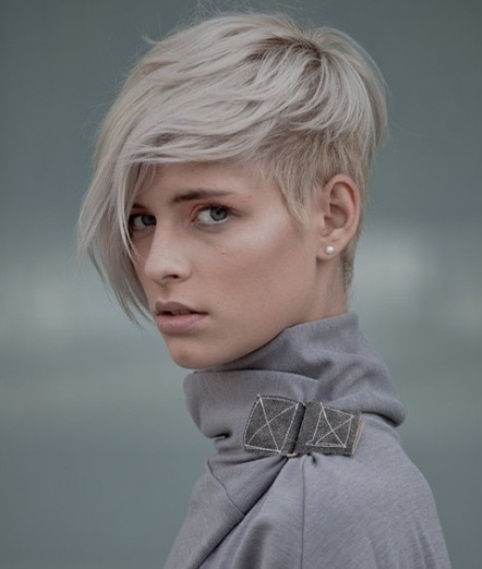 Angled Pixie- Pixie haircuts for thick hair