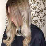 Ash Blonde Ombre with Brown Balayage- Ideas for ash blonde and silver ombre hair
