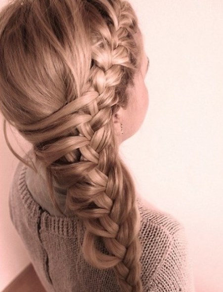 Asymmetric braids for women