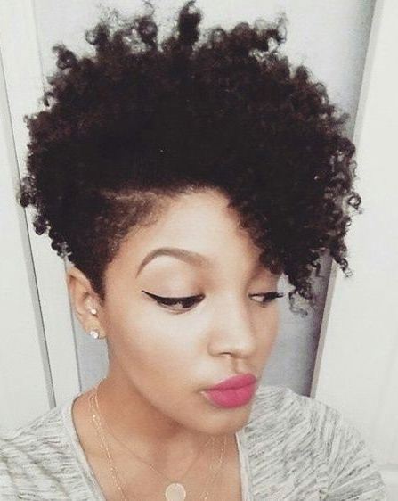 Asymmetry with Flat Twists-Natural Hairstyles for Short Hair