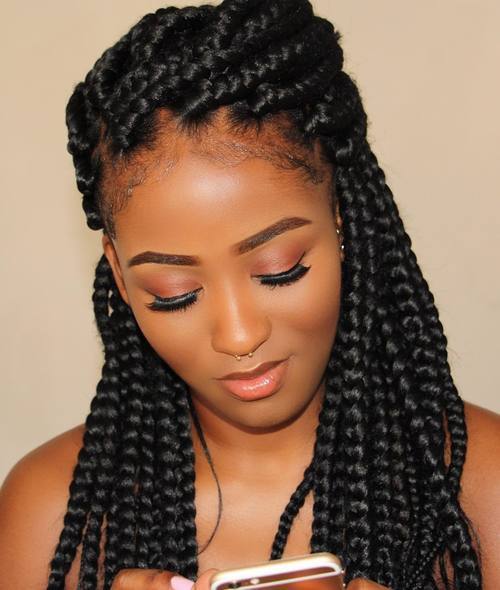 Beautiful Thick Box Braids