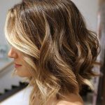 Blonde Face Framing Hairstyle Medium Curly Hairstyles