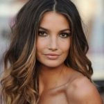 Bold Brunette with Golden Highlights- Winter hair colors