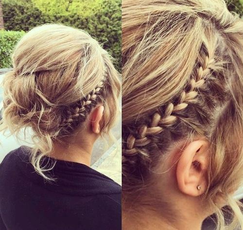 Bouffant and Braid Updos for Thin Hair