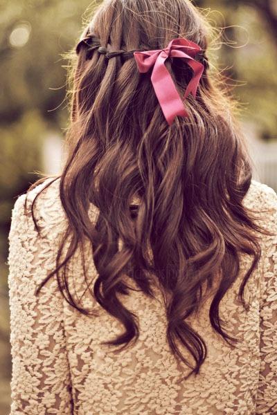 Bow Hairstyle- Hairstyles for school