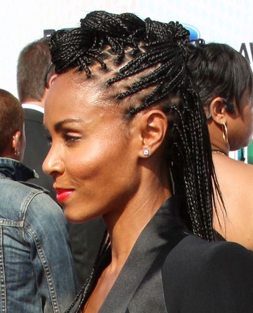 Box Braids Natural Hair Mohawk Hairstyles