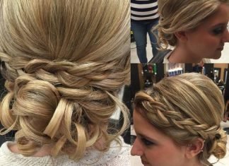 15 Unique Updos for Thin Hair Braided Bouffant Updos for Thin Hair