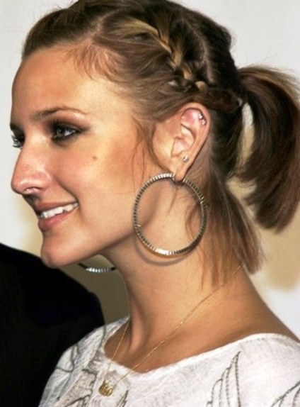 Braided Ponytail for Shorter Hair- Hairstyles for short hair