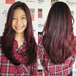 Burgundy Ombre Ombre Straight Hair