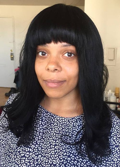 Chunky Bangs Sew In Hairstyles