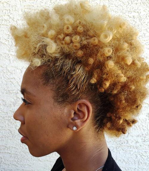 Circus Fro Natural Hair Mohawk Hairstyles