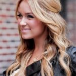 Curly Half-Updo Long Curly Hairstyles