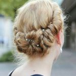 Dark Blonde Rolls and Twists Prom Hairstyles for Short Hair