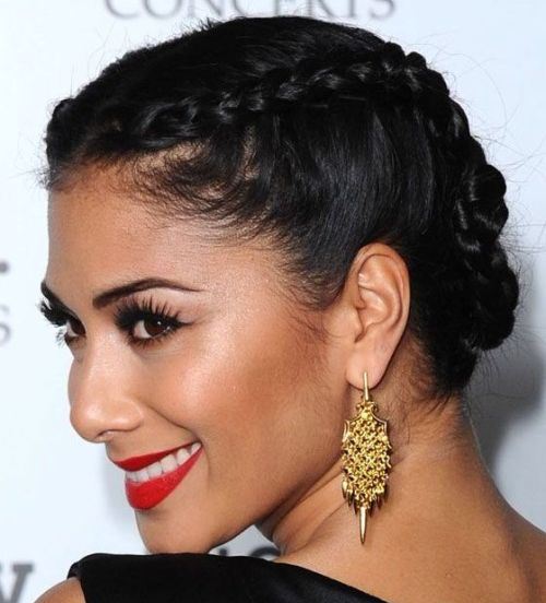 Curly Updo with Headband Updos for Long Hair