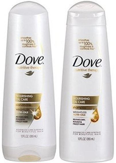Dove Nourishing Oil Care Shampoo and Conditioner- Best shampoos and conditioners