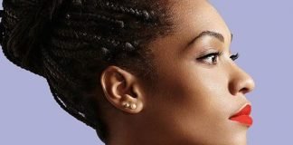 20 Quick Box Braids Elegant Bun Style Box Braids