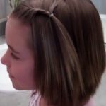 Front Twist Back for Short Hair & Bangs-Short Hairstyles for Little Girls