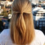Half Ponytail- Hairstyles for school