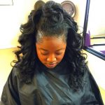 Half Up, Half Down Sew-In Hairstyles