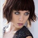 Heavy Bangs- Short hairstyles for thick hair