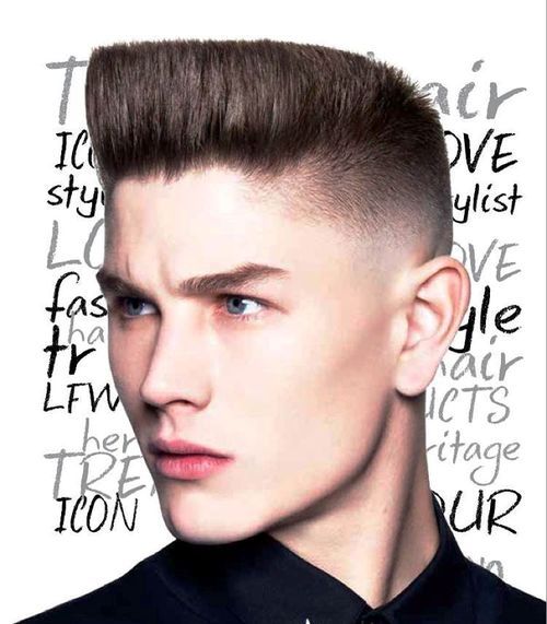 High Flat Top with Angled Front Flat Top Haircuts