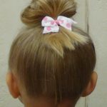 Knotted Hairstyle for Shorter Hair-Short Hairstyles for Little Girls