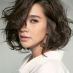 Layered A-Line Bob- Short wavy hairstyles for girls