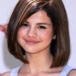 Long Blunt Bob with Side Bangs- Elegant hairstyles for thick hair