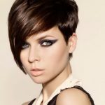 Long Fringes with Short Haircut- Short hairstyles for thick hair