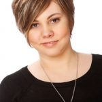 Long Layered Side Parted Pixie- Pixie haircuts for thick hair