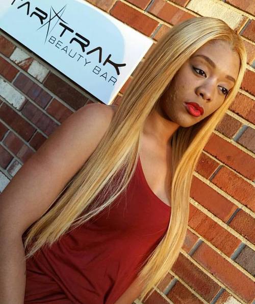 Long and Sleek Sew In Hairstyles