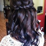 Loose Curl with Waterfall Medium Curly Hairstyles