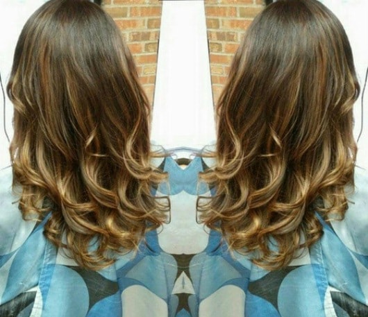 Loose Curly Ombre Hair Hairstyles for Long Thin Hair