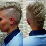 Mohawk with Side Designs Spiky Haircuts