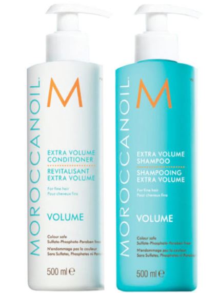Moroccanoil Extra Volume Shampoo and Conditioner- Best shampoos and conditioners