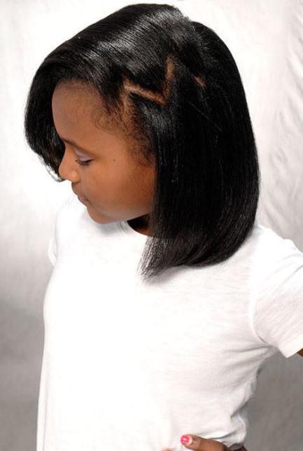 Natural Beauty-Short Haircuts for Little Girls
