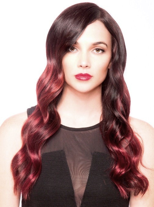 Opulent Ombre Red Hair Color