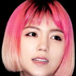 Pink Asymmetric Bob with Fringes- Hairstyles for Girls