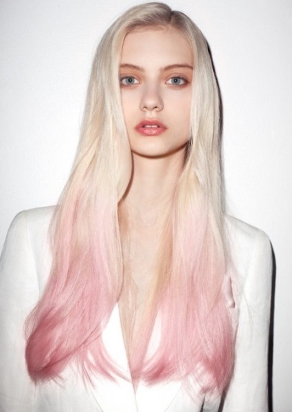 Platinum Blonde with Accents- ideas for red ombre hair