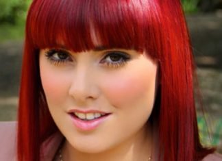 15 Ideas for Red Ombre Hair Red Blunt Cut- Ideas for red ombre hair