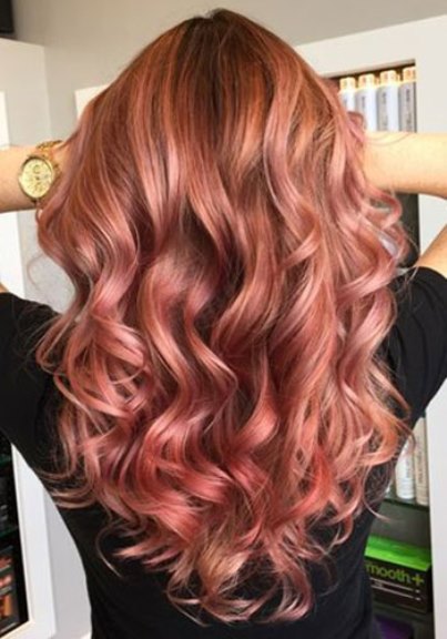 Rose Copper- Winter hair colors