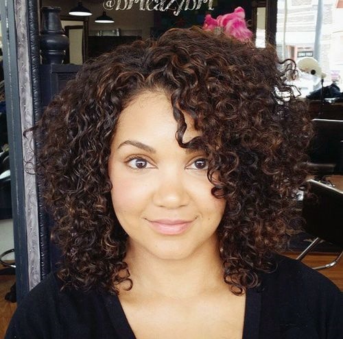 Sexy Spirals Curly Bob Hairstyle