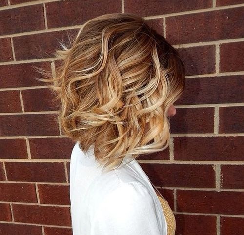 Sexy and Subtle Curly Bob Hairstyle