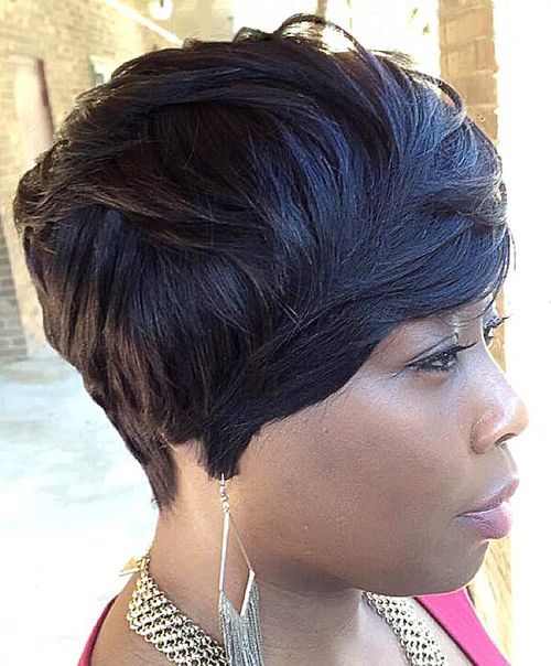 Short Layered Sew In Hairstyles