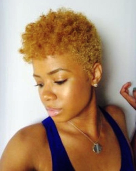 Short Natural Blonde Hair-Natural Hairstyles for Short Hair