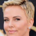 Short Platinum Pixie Cut Short Hairstyles for Round Faces